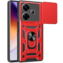 Чохол Ummi Camshield Serge Ring для Xiaomi Redmi 13 4G / Poco M6 4G – Червоний