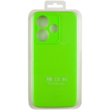 Чохол Silicone Cover Lakshmi Full Camera (AA) для Xiaomi Redmi 13 4G / Poco M6 4G – Салатовий