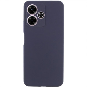 Чехол Silicone Cover Lakshmi Full Camera (AAA) для Xiaomi Redmi 13 4G / Poco M6 4G – Темно-синий