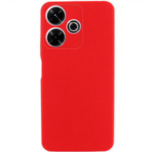 Чехол TPU GETMAN Liquid Silk Full Camera для Xiaomi Redmi 13 4G / Poco M6 4G – Красный