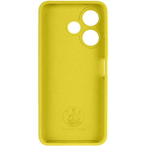Чехол Silicone Cover Lakshmi Full Camera (AAA) для Xiaomi Redmi 13 4G / Poco M6 4G – Желтый