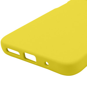 Чехол Silicone Cover Lakshmi Full Camera (AAA) для Xiaomi Redmi 13 4G / Poco M6 4G – Желтый