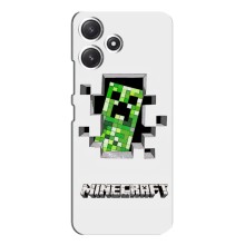 Чохол Майнкрафт на Xiaomi POCO M6 (AlphaPrint) Minecraft (кріпер Майнкрафт)