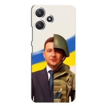 Чехол для Xiaomi POCO M6 (AlphaPrint - с принтом Зеленского) – Зеленский солдат