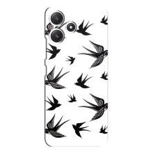 Чохол з пташками на Xiaomi POCO M6 (VPrint) (Ластівки)