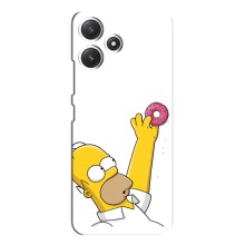 Чjхол з Сімпсонами для Xiaomi POCO M6 (VPrint) (Гомер з пончиком)