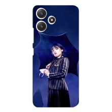 Чохли Венсдей на Xiaomi POCO M6 Уенсдей (AlphaPrint) (Венздей з парасолькою)