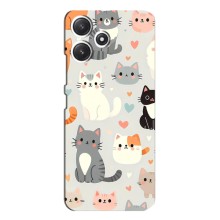 Чохол з малюнком кіт на Xiaomi POCO M6 (Колаж котів)