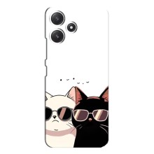 Чохол з малюнком кіт на Xiaomi POCO M6 (Коти в окулярах)