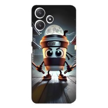 Чохол з мемом Тралалело тралала на Xiaomi POCO M6 (Капучіно асасіно)