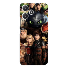 Чехол как приручить дракона на Xiaomi POCO M6 – Персонажи дракона