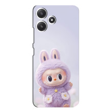 Чехол с принтом Лабубу для Xiaomi POCO M6 – Фиолетовый Лабубу