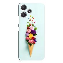 Чехлы с тематикой "ЦВЕТЫ" на Xiaomi POCO M6 (Цветок-мороженное)