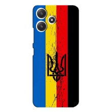 Украинские Чехлы для Xiaomi POCO M6 с картинкой УПА (AlphaPrint) (Прапор УПА)