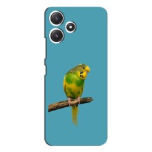 Силиконовый чехол с птичкой на Xiaomi POCO M6s (Попугайчик)