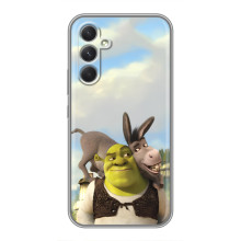 Чехол с мультфильмом Шрек на Xiaomi Poco M7 Plus – Шрек и осел