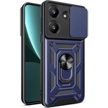 Ударопрочный чехол Camshield Serge Ring для Xiaomi Poco M7 Pro 5G – Синий