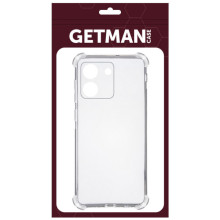 TPU чохол GETMAN Ease logo посилені кути Full Camera для Xiaomi Poco M7 Pro 5G – Прозорий