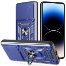 Чехол Ummi Camshield Serge Ring для Xiaomi Poco M7 Pro 5G – Синий