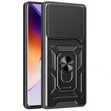 Чехол Ummi Camshield Serge Ring для Xiaomi Poco M7 Pro 5G – Черный