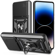Чехол Ummi Camshield Serge Ring для Xiaomi Poco M7 Pro 5G – Черный
