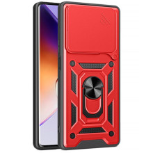 Чехол Ummi Camshield Serge Ring для Xiaomi Poco M7 Pro 5G – Красный
