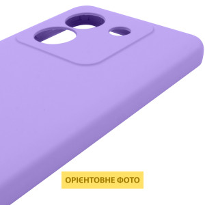 Чехол Silicone Cover Lakshmi Full Camera (AAA) для Xiaomi Poco M7 Pro 5G – Сиреневый