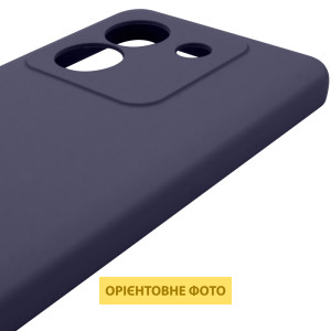 Чехол Silicone Cover Lakshmi Full Camera (AAA) для Xiaomi Poco M7 Pro 5G – Темно-синий