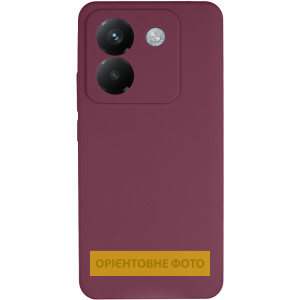 Чехол Silicone Cover Lakshmi Full Camera (AAA) для Xiaomi Poco M7 Pro 5G – Бордовый
