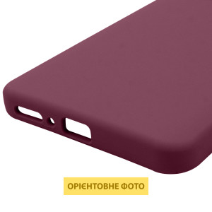 Чехол Silicone Cover Lakshmi Full Camera (AAA) для Xiaomi Poco M7 Pro 5G – Бордовый