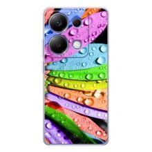 Чехлы (ART) Цветы на Xiaomi Poco M7 Pro 5G (VPrint) (Семицветик)