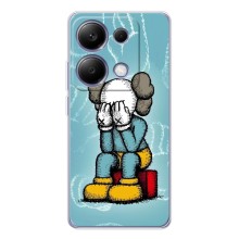 Чехлы для Xiaomi Poco M7 Pro 5G - Bearbrick Louis Vuitton (PREMIUMPrint) (Плач Bearbrick)