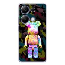 Чехлы для Xiaomi Poco M7 Pro 5G - Bearbrick Louis Vuitton (PREMIUMPrint) (Яркий Bearbrick)