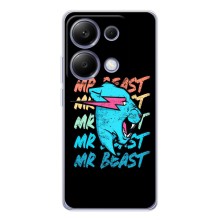 Чехлы Мистер Бист для Поко М7 Про 5G (logo Mr beast)