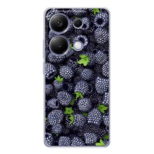 Чехлы с Фруктами для Xiaomi Poco M7 Pro 5G (VPrint) (Ежевика)