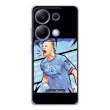 Чехлы с футболистом Ерлинг Холанд для Xiaomi Poco M7 Pro 5G (AlphaPrint) (гол Эрлинг Холланд)