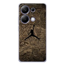 Чехлы для Xiaomi Poco M7 Pro 5G - с картинкой JORDAN (AlphaPrint) (Logo Jordan)