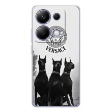 Чехлы VERSACE для Поко М7 Про 5G (PREMIUMPrint) (Доберман Версаче)