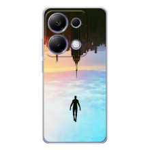 Чехол с человеком пауком для Xiaomi Poco M7 Pro 5G - (AlphaPrint) (Паук человек)