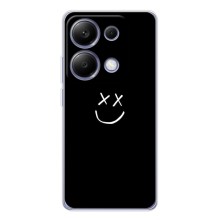 Чехол для Поко М7 Про 5G - (AlphaPrint) с печатью (ТОП продаж) (Смайл)