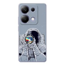 Чехол NASA для Xiaomi Poco M7 Pro 5G (AlphaPrint) (Космонавт фото)
