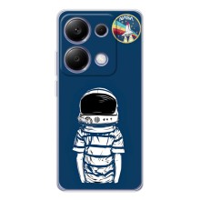 Чехол NASA для Xiaomi Poco M7 Pro 5G (AlphaPrint) (Мальчик в шлеме)