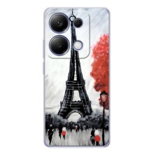 Чехол Эйфелева Башня для Xiaomi Poco M7 Pro 5G - (AlphaPrint) (Башня в Париже)