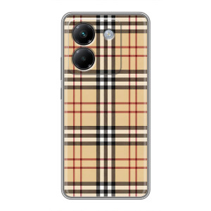 Чехол с Брендами одежды на Поко М7 Про 5Джи – Burberry стиль