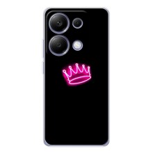 Чехол с Короной Поко М7 Про 5G - (AlphaPrint) (Яркая корона)