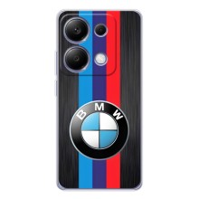 Чехол для Поко М7 Про 5G - с принтом БМВ (AlphaPrint) (Лого BMW)