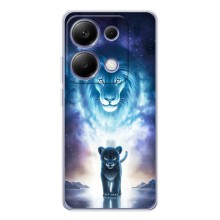 Чехол со Львом для Xiaomi Poco M7 Pro 5G (VPrint) (Маленький лев)