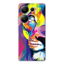Чехол со Львом для Xiaomi Poco M7 Pro 5G (VPrint) (Яркий Лев)