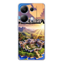 Чехол с картинками Майнкрафт для Поко М7 Про 5G – Minecraft