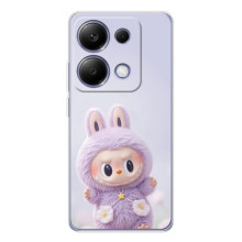 Чехол с принтом Лабубу для Xiaomi Poco M7 Pro 5G – Фиолетовый Лабубу